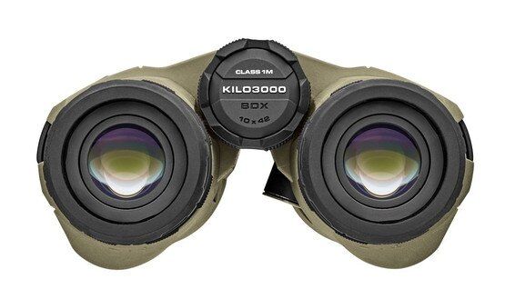 Sig Sauer KILO3000BDX Laser Range Finder Binocular 10X42mm with Bluetooth has binocular style eyecups